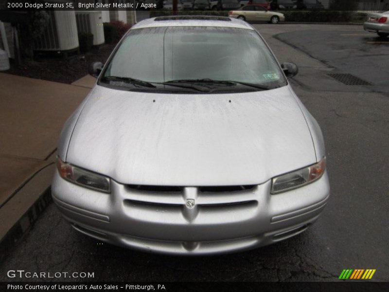 Bright Silver Metallic / Agate 2000 Dodge Stratus SE