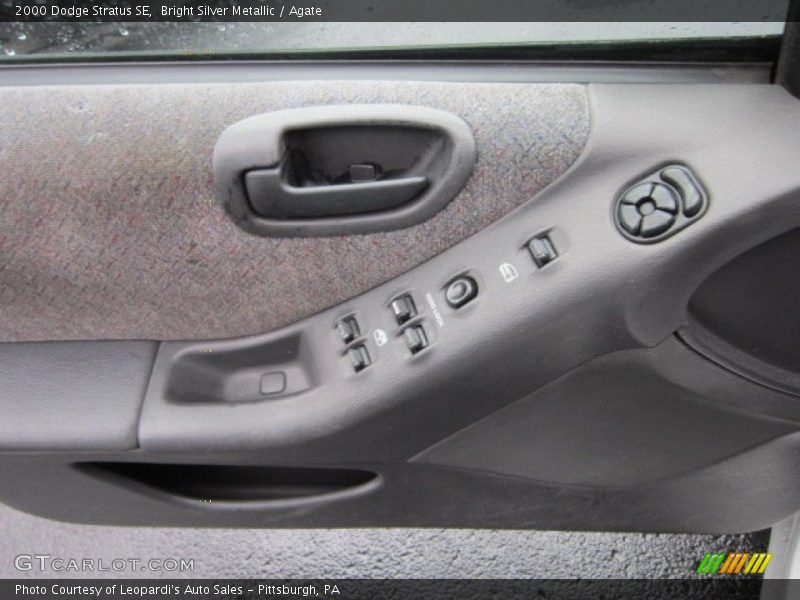 Bright Silver Metallic / Agate 2000 Dodge Stratus SE