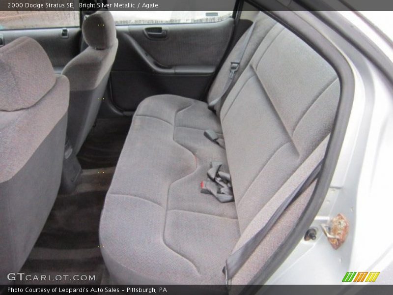 Bright Silver Metallic / Agate 2000 Dodge Stratus SE