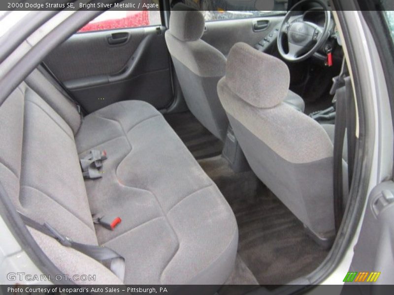 Bright Silver Metallic / Agate 2000 Dodge Stratus SE
