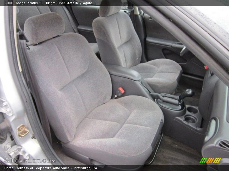 Bright Silver Metallic / Agate 2000 Dodge Stratus SE