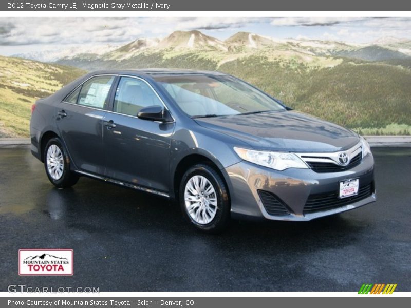 Magnetic Gray Metallic / Ivory 2012 Toyota Camry LE