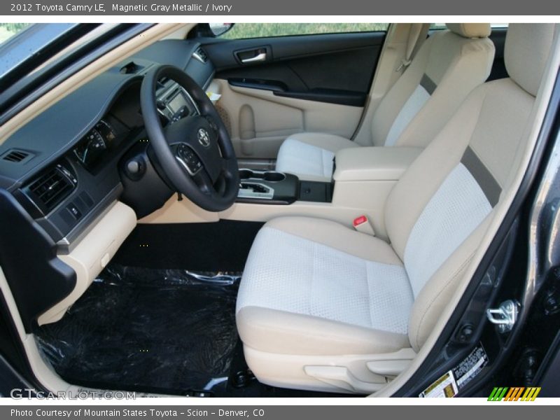 Magnetic Gray Metallic / Ivory 2012 Toyota Camry LE