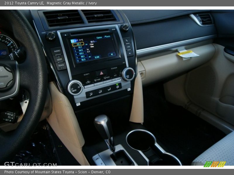 Magnetic Gray Metallic / Ivory 2012 Toyota Camry LE