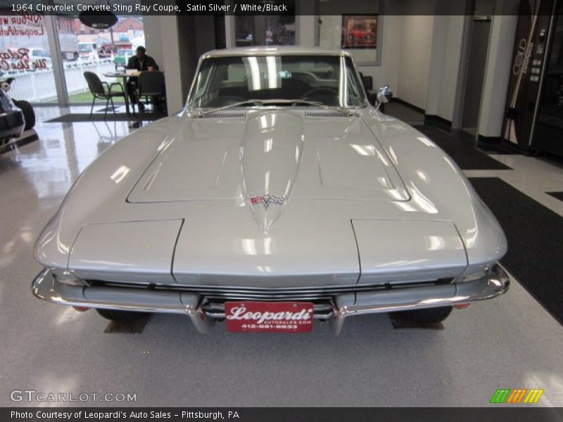 Satin Silver / White/Black 1964 Chevrolet Corvette Sting Ray Coupe