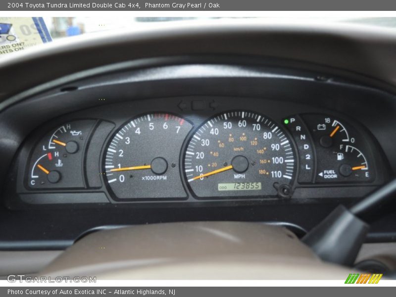 Phantom Gray Pearl / Oak 2004 Toyota Tundra Limited Double Cab 4x4
