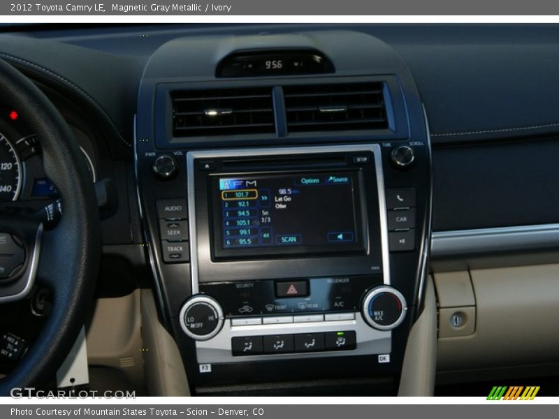 Magnetic Gray Metallic / Ivory 2012 Toyota Camry LE