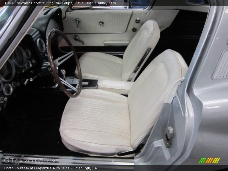  1964 Corvette Sting Ray Coupe White/Black Interior