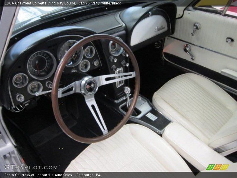 White/Black Interior - 1964 Corvette Sting Ray Coupe 