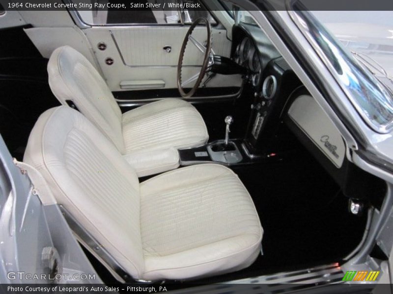  1964 Corvette Sting Ray Coupe White/Black Interior