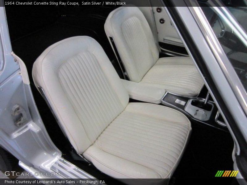  1964 Corvette Sting Ray Coupe White/Black Interior