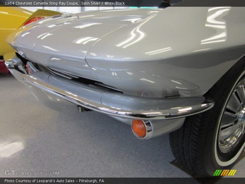 Satin Silver / White/Black 1964 Chevrolet Corvette Sting Ray Coupe