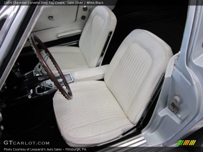  1964 Corvette Sting Ray Coupe White/Black Interior
