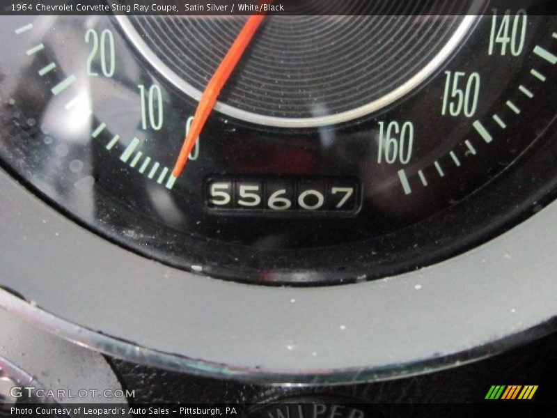 Satin Silver / White/Black 1964 Chevrolet Corvette Sting Ray Coupe