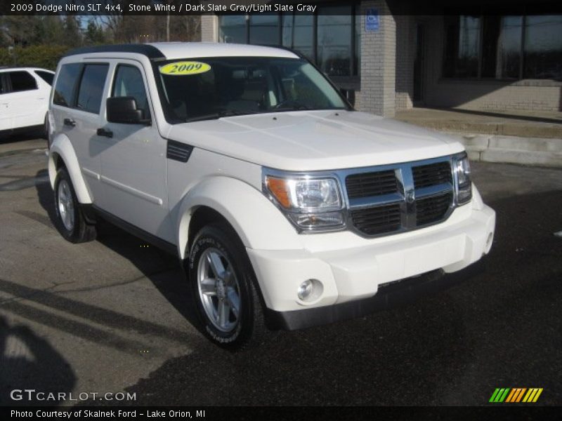 Stone White / Dark Slate Gray/Light Slate Gray 2009 Dodge Nitro SLT 4x4