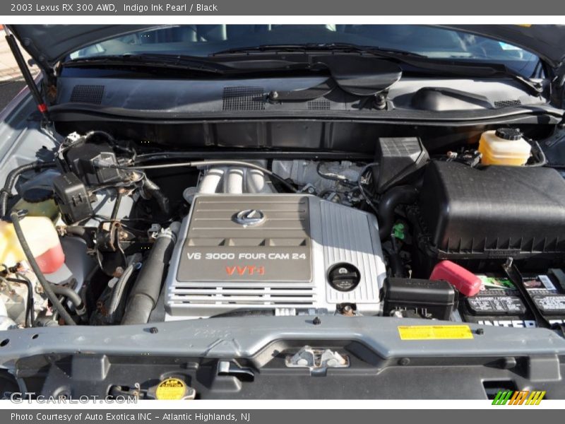 Indigo Ink Pearl / Black 2003 Lexus RX 300 AWD