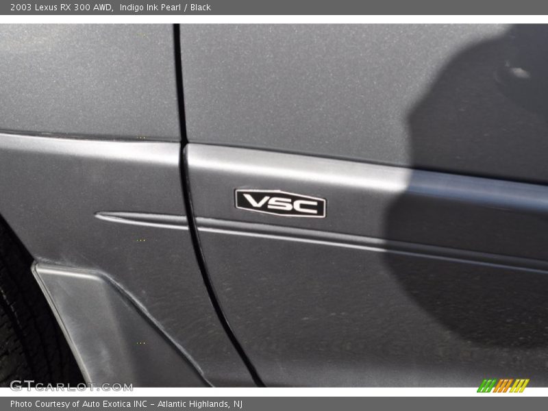 Indigo Ink Pearl / Black 2003 Lexus RX 300 AWD