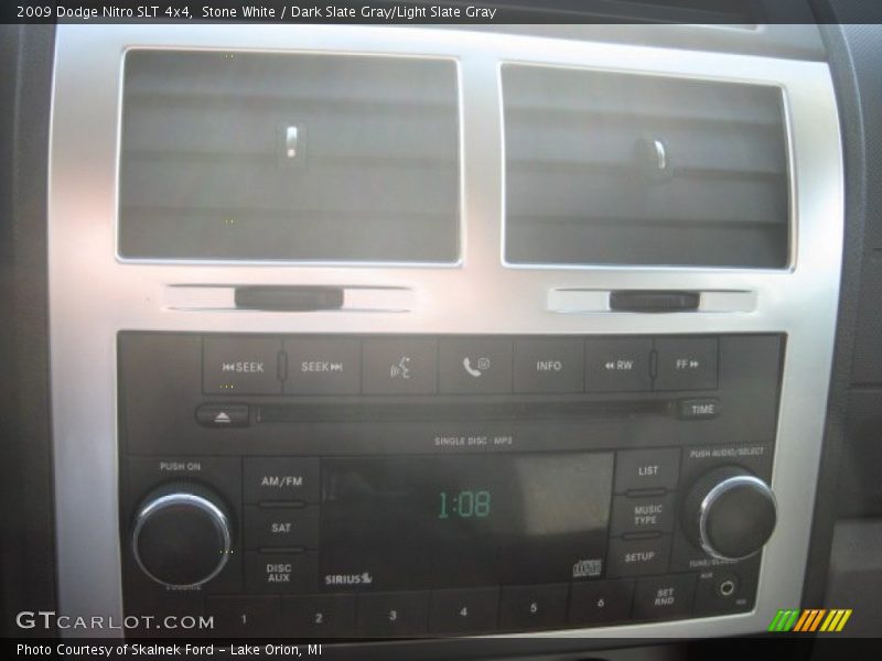 Stone White / Dark Slate Gray/Light Slate Gray 2009 Dodge Nitro SLT 4x4