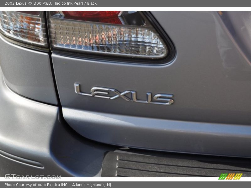 Indigo Ink Pearl / Black 2003 Lexus RX 300 AWD