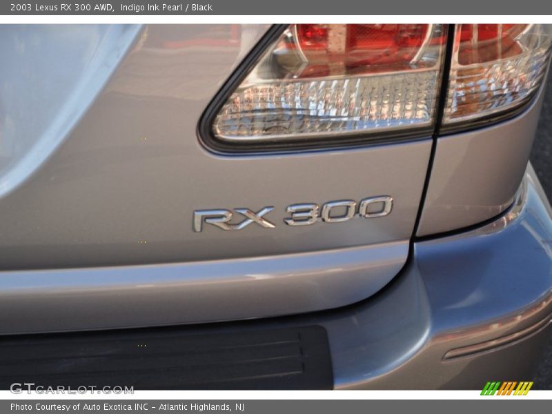Indigo Ink Pearl / Black 2003 Lexus RX 300 AWD