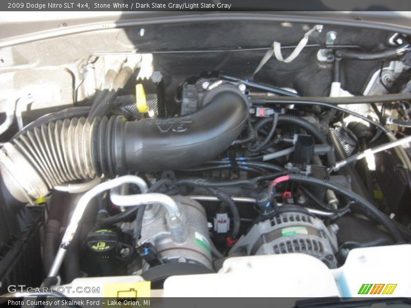 Stone White / Dark Slate Gray/Light Slate Gray 2009 Dodge Nitro SLT 4x4