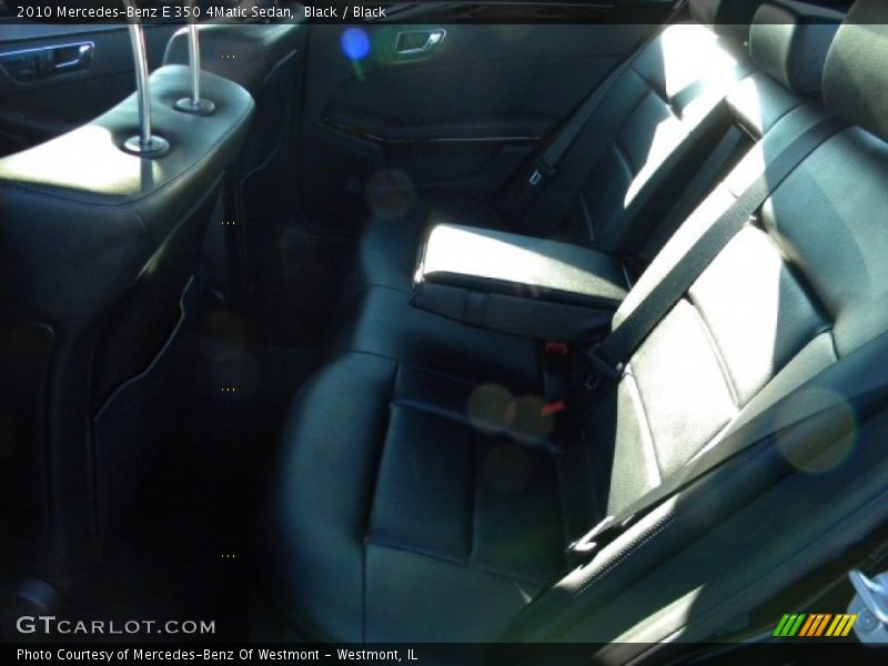 Black / Black 2010 Mercedes-Benz E 350 4Matic Sedan