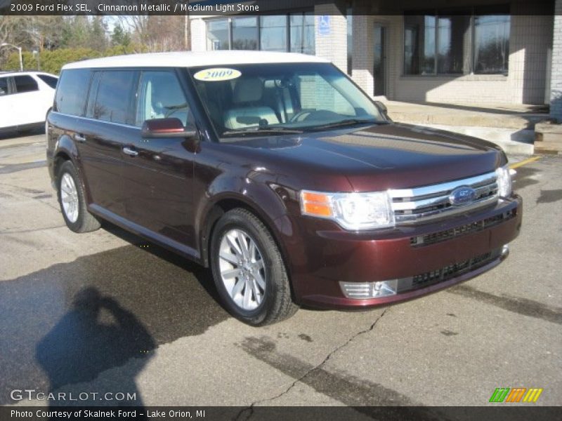 Cinnamon Metallic / Medium Light Stone 2009 Ford Flex SEL