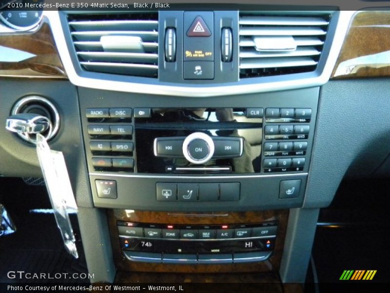 Black / Black 2010 Mercedes-Benz E 350 4Matic Sedan