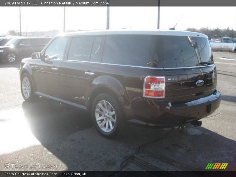 Cinnamon Metallic / Medium Light Stone 2009 Ford Flex SEL