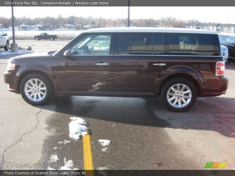Cinnamon Metallic / Medium Light Stone 2009 Ford Flex SEL