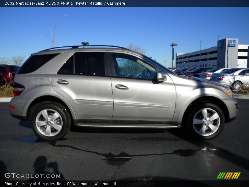 Pewter Metallic / Cashmere 2009 Mercedes-Benz ML 350 4Matic