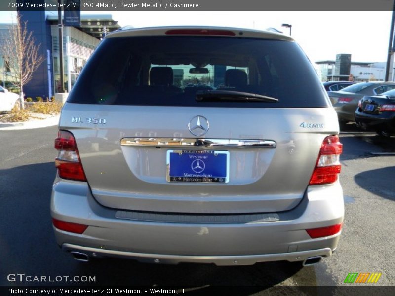 Pewter Metallic / Cashmere 2009 Mercedes-Benz ML 350 4Matic