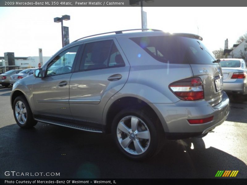Pewter Metallic / Cashmere 2009 Mercedes-Benz ML 350 4Matic