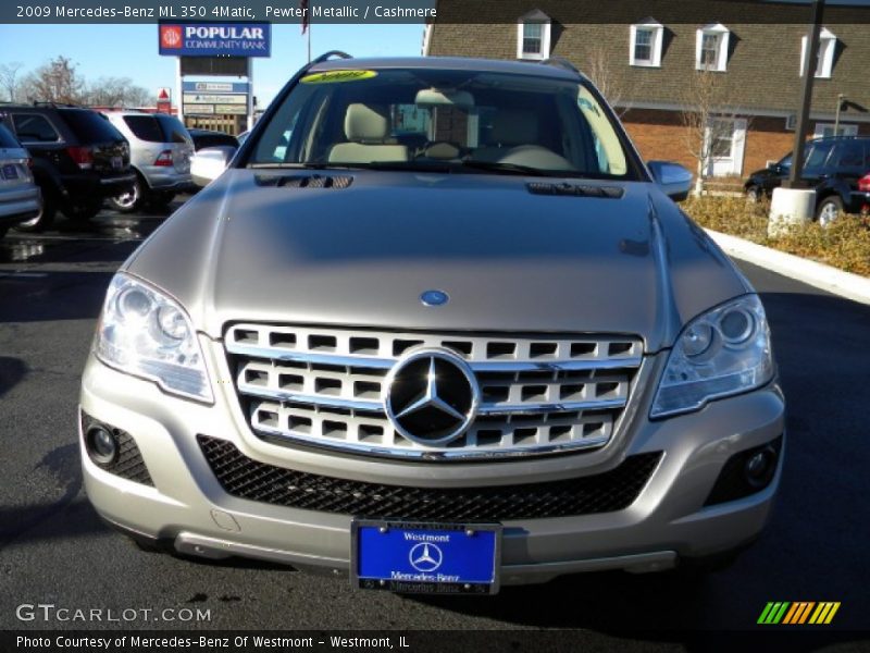 Pewter Metallic / Cashmere 2009 Mercedes-Benz ML 350 4Matic