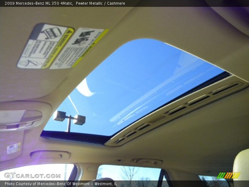 Pewter Metallic / Cashmere 2009 Mercedes-Benz ML 350 4Matic