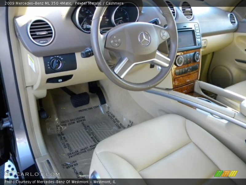 Pewter Metallic / Cashmere 2009 Mercedes-Benz ML 350 4Matic