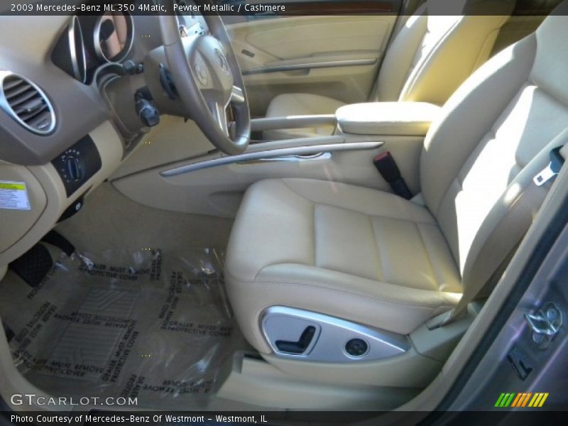 Pewter Metallic / Cashmere 2009 Mercedes-Benz ML 350 4Matic