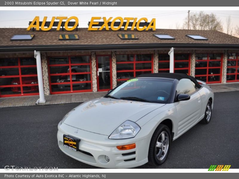 Dover White Pearl / Midnight 2003 Mitsubishi Eclipse Spyder GS