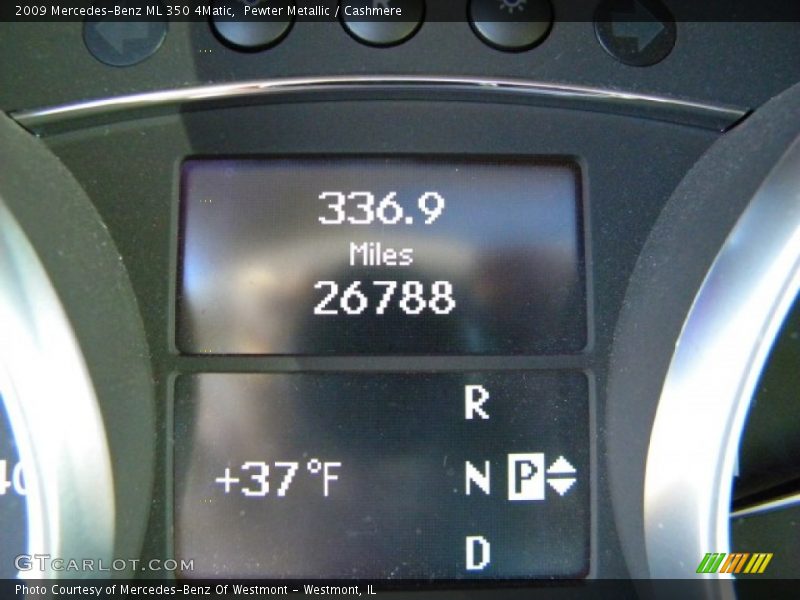 Pewter Metallic / Cashmere 2009 Mercedes-Benz ML 350 4Matic