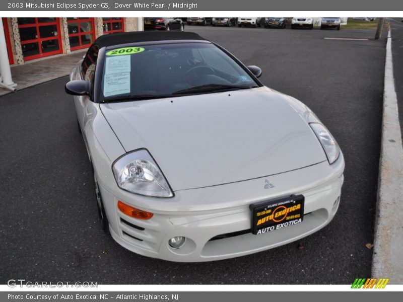 Dover White Pearl / Midnight 2003 Mitsubishi Eclipse Spyder GS