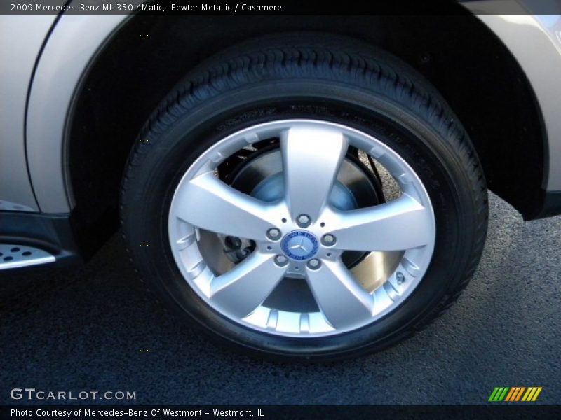 Pewter Metallic / Cashmere 2009 Mercedes-Benz ML 350 4Matic