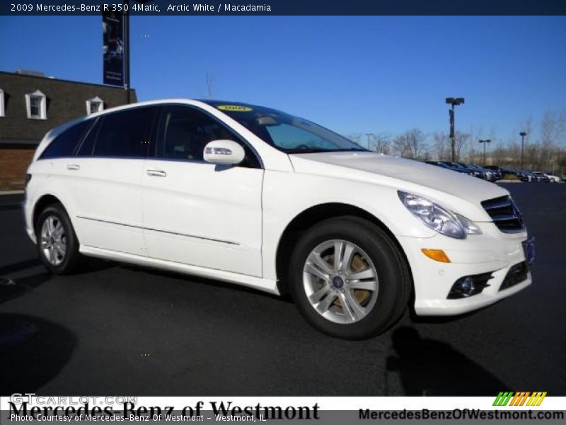 Arctic White / Macadamia 2009 Mercedes-Benz R 350 4Matic