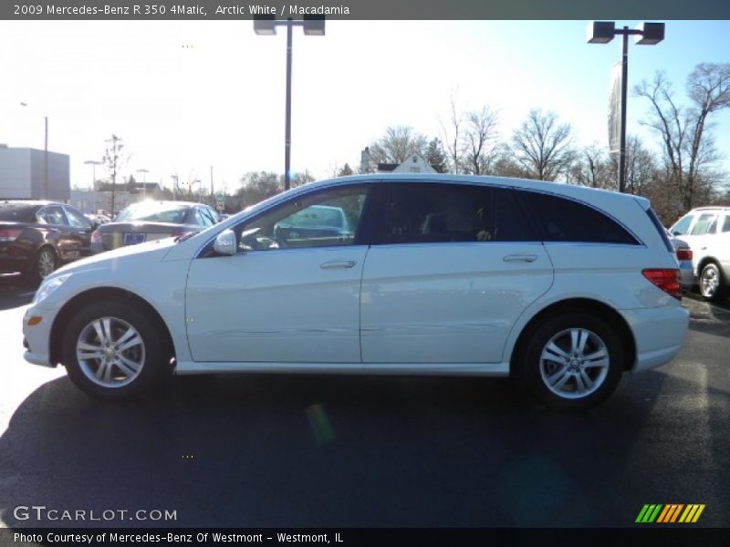 Arctic White / Macadamia 2009 Mercedes-Benz R 350 4Matic