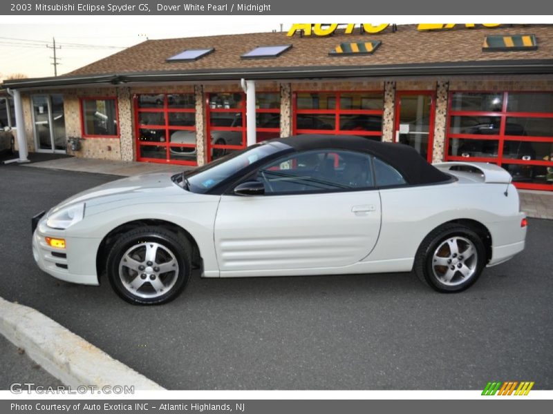 Dover White Pearl / Midnight 2003 Mitsubishi Eclipse Spyder GS