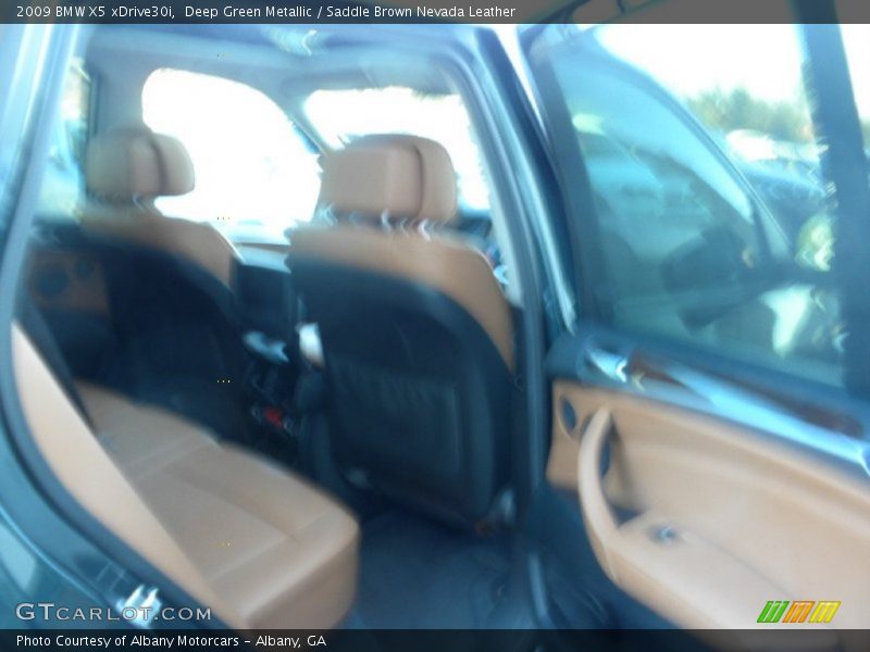 Deep Green Metallic / Saddle Brown Nevada Leather 2009 BMW X5 xDrive30i