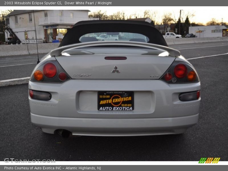 Dover White Pearl / Midnight 2003 Mitsubishi Eclipse Spyder GS