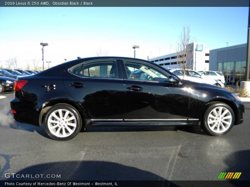 Obsidian Black / Black 2009 Lexus IS 250 AWD