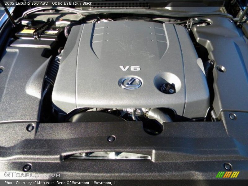 Obsidian Black / Black 2009 Lexus IS 250 AWD
