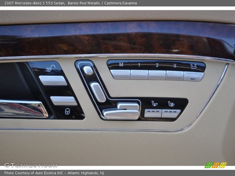 Controls of 2007 S 550 Sedan