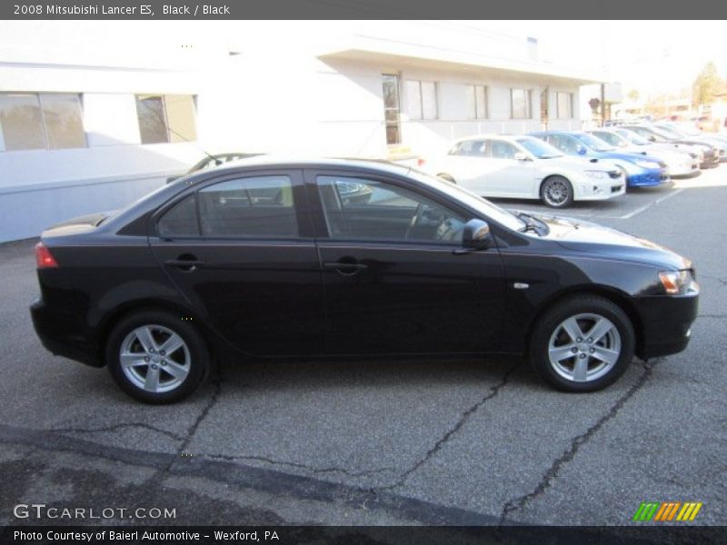 Black / Black 2008 Mitsubishi Lancer ES